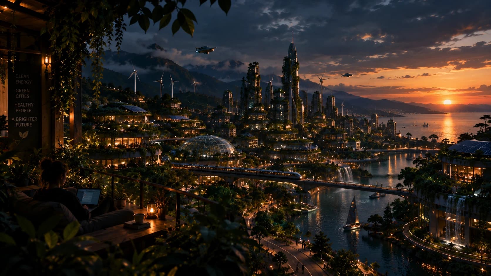 Solarpunk City